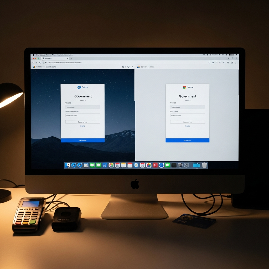 Fix CAC Login Errors on Mac in Safari vs Chrome