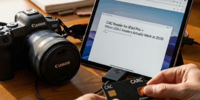 Professional photograph related to: CAC Reader for iPad Pro — Which USB-C Readers Actually Work in 2
